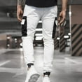 thumbnail image 4 of Pantalones cargo casuales Pantalones de jogging Joggers Pantalones de chándal de combate Pantalones, 4 of 4