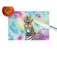 thumbnail image 4 of Carolines Treasures DAC4054LCB 15 x 12 in. Hippie Animal Zebra Glass Cutting Board, 4 of 5