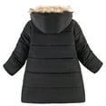 thumbnail image 4 of LWNYDPLSD Girls Jacket 5t Winter Coat Kids Toddler Girls Winter Oversized Hoodies for Girls Toddler Shirts Girls 2t Baby Girl Outfits 0-3 Months 24, Black 4 Years, 4 of 9