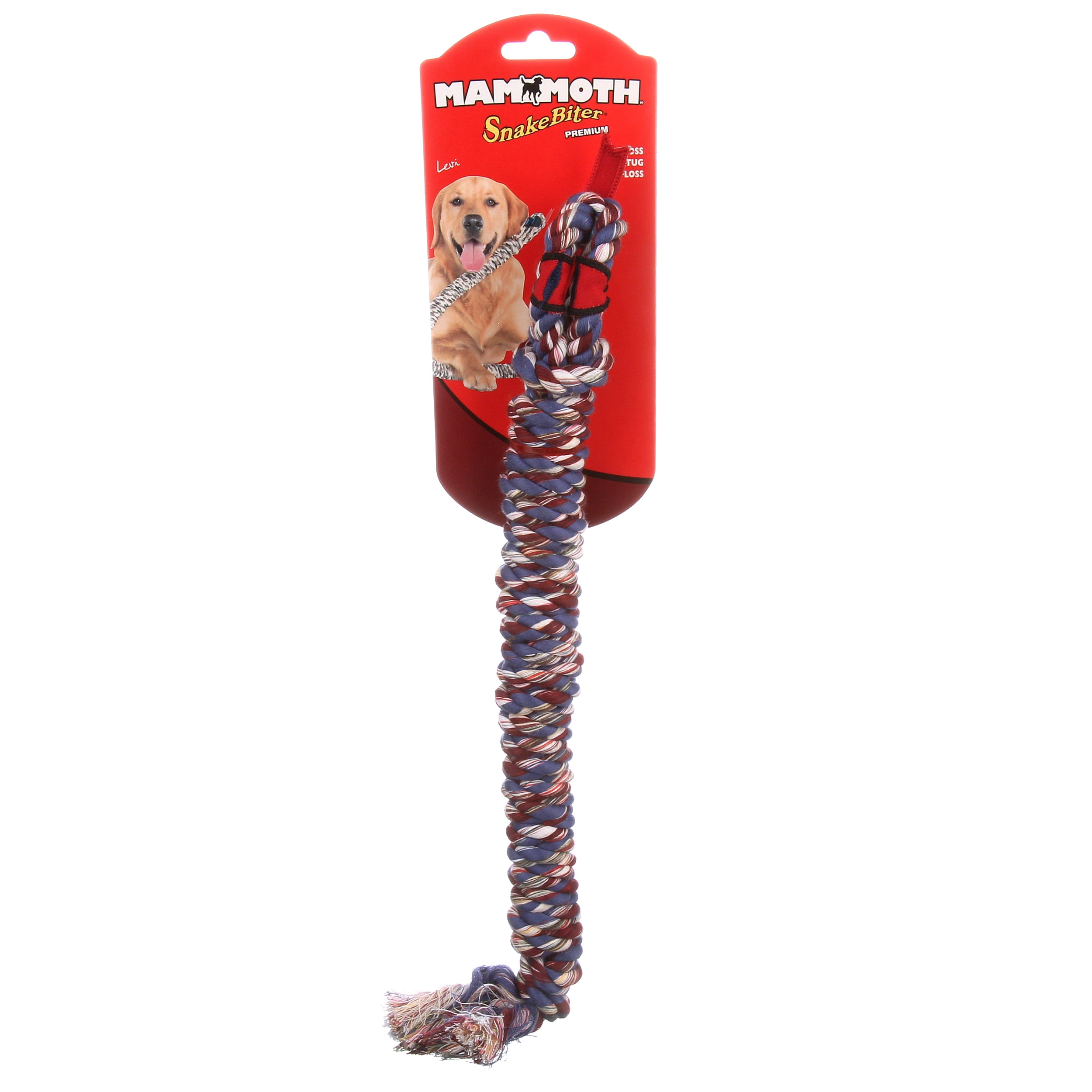 snake rope dog toy