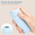 thumbnail image 2 of KRYVN 5-Pack Travel Toiletry Bottles Set, TSA Approved Leak Proof Silicone Liquid Containers with Clear Bag, 100ml/80ml/50ml Refillable Dispensers for Shampoo Conditioner Lotion, 2 of 12