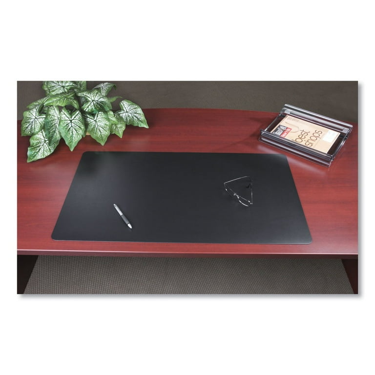 Artistic Rhinolin II Desk Pad with Microban, 36 x 20, Black
