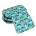 thumbnail image 4 of Hirioo Cartoon Monster Truck for Large Grid Mesh Pencil Case with Zipper Stationery Organizer Case, 4 of 7
