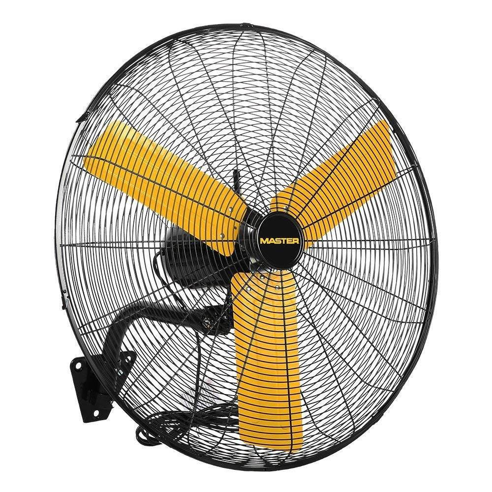 Master PROFESSIONAL MAC-24POSC-EP Heavy Duty oscillating High Velocity 24 pedestal fan Black