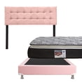 thumbnail image 1 of Colchón Matrimonial + Box Pink + Cabecera Catania Spring Air Dicasa Omega, 1 of 8