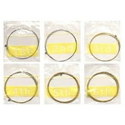 6Pcs Acoustic Guitar Strings Replacement Folk Guitar Steel String Phosphor Bronze Extra Light Bronze Acoustic Set