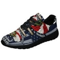 thumbnail image 2 of American Flag Eagle Wreath With U S Air Force Shoes Women's Fashion Sneakers Tennis Running Shoes for Men Women Black Size 13, 2 of 7