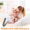 thumbnail image 4 of Kids Nail Clippers for Infants, Toddlers and Kids, Small Jaw Nail mer, Precision Grooming Tool for Baby’s Tiny Fingernails and Toenails, Stainless Steel Clippers for Child Care (Black), 4 of 5