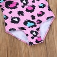 thumbnail image 5 of Jowowha Kids Girls One Piece Gymnastics Leotard Sleeveless Leopard Print Ballet Dance Unitard Pink L, 5 of 5