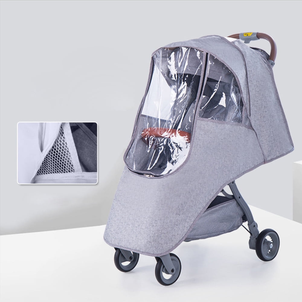 stroller rain cover with zipper