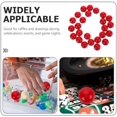 thumbnail image 4 of 25 Pcs Balles Raffle Bingo Balles Sans Numéro Balles en Plastique Creuses 40MM Rouge Rouge Rouge Rouge, 4 of 5