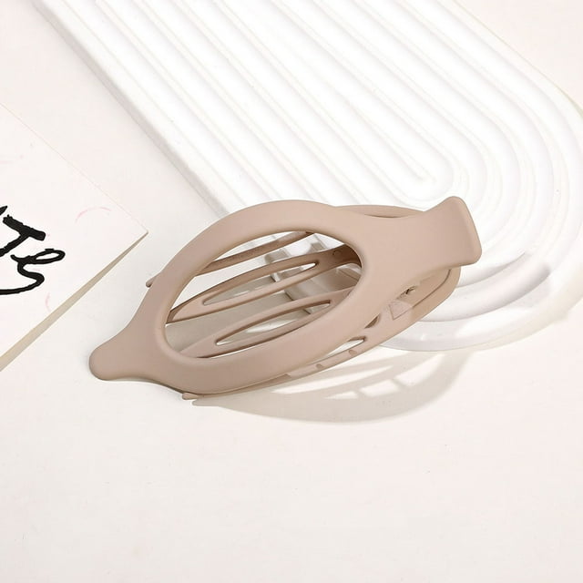 Pinza para el cabello tipo garra, para cabello grueso y fino, dientes de sujeción resistentes, pinza para el cabello en espiral.