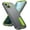 Grey/Green, variant on MYKOMI for iPhone 14/13 Case with Stand, Heavy Duty Protection, Shockproof, Anti-Scratch, Slim, Lightweight, Sturdy Case Hard Cover