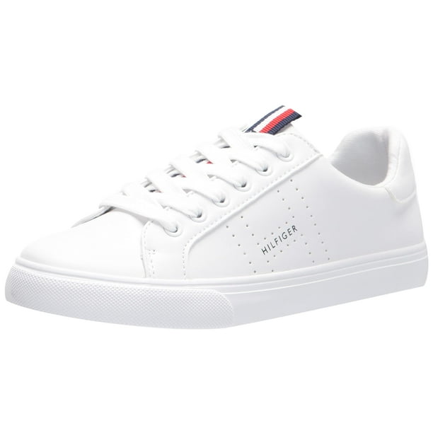 Zapatilla Tommy Hilfiger Lamiss para mujer, color blanco, talla 5.5 US