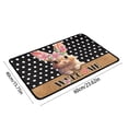thumbnail image 3 of Weloille Easter Rabbit Floor Mat 1 Piece, 1.31 x 1.97 Ft Thickened Area Rug, Soft Non Slip Absorbent Doormat, Washable Welcome Mat for Entryway Door Bathroom Home Decoration, 3 of 6