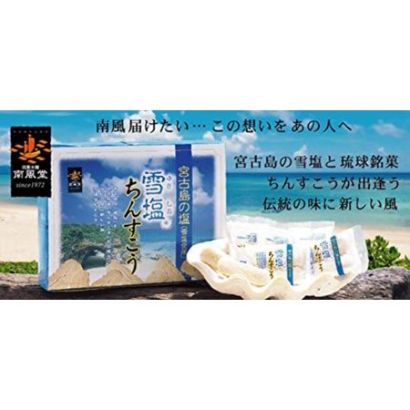 ちんすこう 塩 雪塩ちんすこう 大 48本入り×1箱 塩ちんすこう 雪塩 沖縄 お土産 人気 お菓子 おやつ 送料無料 南風堂