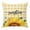 Yellow, variant on Pillow Covers 16x16 Inch, Sunflowers Linen Pillowcase with Invisible Zipper, Yellow Plaid Sunshine Vintage Country Bee Decorative Throw Pillow Covers Cushion Case for Couch Sofa Bed Living Room
