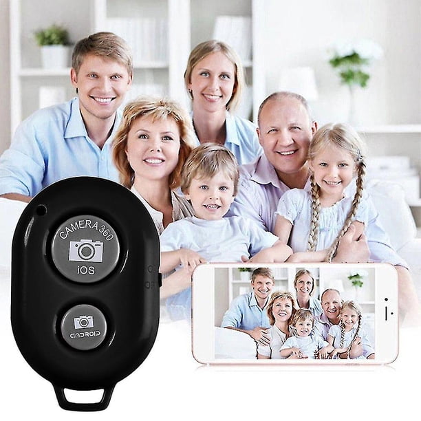 Control remoto inalámbrico Bluetooth para selfies, cámara fotográfica, obturador Stick para iPhone y Android
