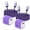 Purple, variant on Type C Charger, 2 Pack USB C Charger Block with 6FT USB C Charging Cable, USB C Block Fast Charging Wall Charger Adapter Charging Box USB Brick Cube Box with Type C Phone Charger Cords, Mixed