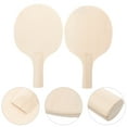 thumbnail image 2 of SHISUYAN 2Pcs DIY Kids Table Tennis Paddles Unfinished Table Tennis Exercising Racket, 2 of 8
