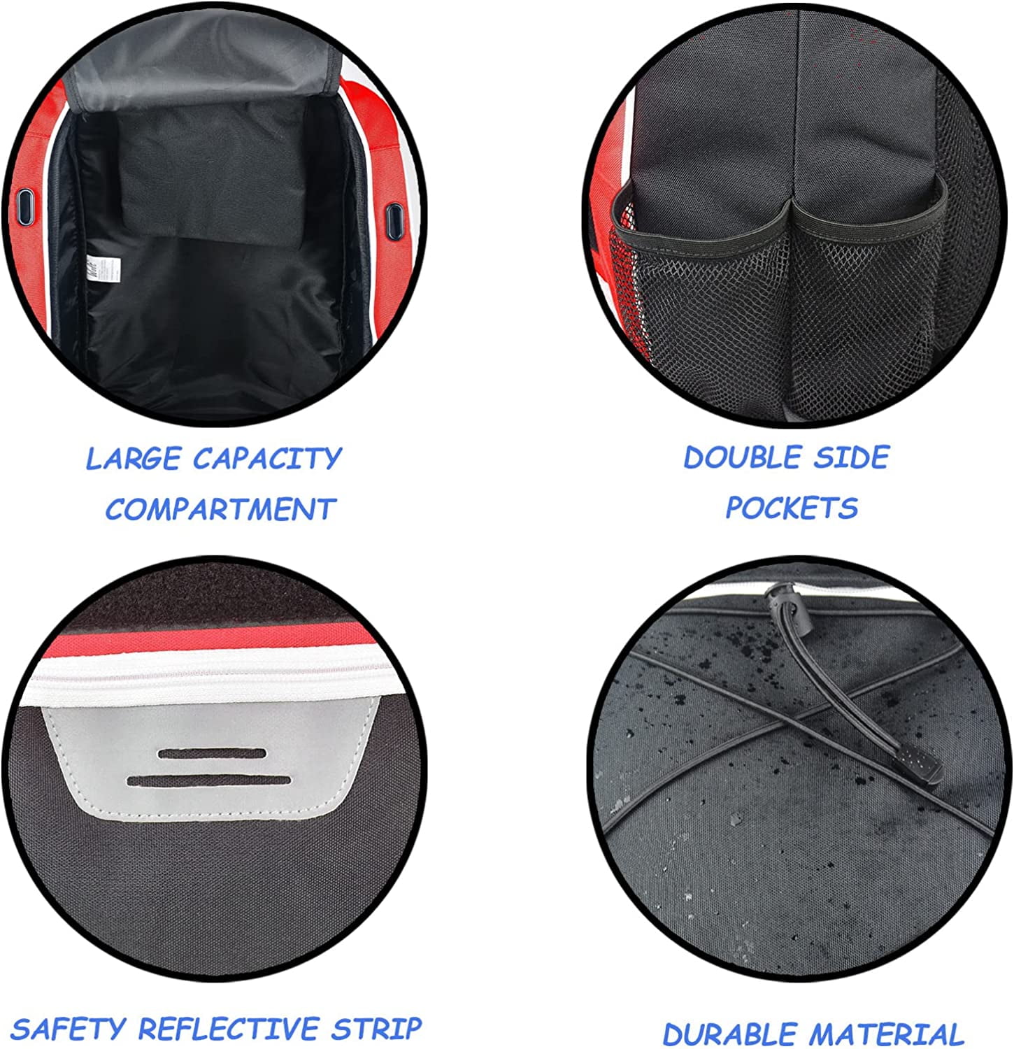 WOLT | Youth Baseball Bag Backpack--Youth Girls Bat Bag Equipment MLB Batpack Includes Hook to Hang on Fence New Red