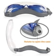 thumbnail image 5 of Swimming Goggles, No Leaking Anti Fog UV Protection Triathlon Swim Goggles with Soft Silicone Nose Bridge for Men/Women/Youth/Junior/Kids, Coming with Nose Clip Earplugs and Protection Case, 5 of 7