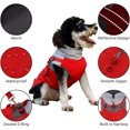 thumbnail image 2 of Lucoss Winter Dog Coat with integrated harness No Pull Cold Weather Waterproof Warm Fleece Back Zipper for Small & Medium Dog, 2 of 5