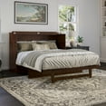 thumbnail image 4 of AFI Alpine Queen Wood Murphy Bed Chest with Mattress and Built-in Charger, Walnut, 4 of 19