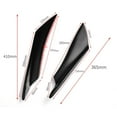 thumbnail image 2 of 4 piezas negro Universal coche parachoques delantero labio divisor cuerpo Spoiler de reacondicionamiento Zulema Spoiler delantero universal, 2 of 8