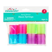 Assorted Neon Color Springs Party Favor Toys, 8 Count, by Way To Celebrate