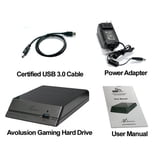 Avolusion 1.5TB USB 3.0 External Hard Drive For PS4 - Pre-Formatted Portable Storage, 2 Year Warranty