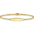 thumbnail image 3 of 14K Yellow Gold Figaro Id Bracelet (Width 4.5) (Length 7) - Jbsp, 3 of 5