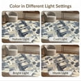 thumbnail image 7 of ODIKA 8'x10' Washable Area Rug Pvc Painterly Bottom Featuring Asymmetrical Geometric Splicing for Living Room, Under Sectional, Family , Durable, Non-Slip, 7 of 7