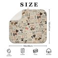 thumbnail image 4 of I Love My Dogs Art Dish Drying Mat for Kitchen 1 Pack, Ultra Absorbent Microfiber Dishes Drainer Mats,16"x18", 4 of 6