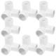 thumbnail image 3 of 8 piezas de codos para tuberías domésticas, conectores de manguera de agua, accesorios de codo para manguera, conectores de PVC para tuberías, conectores de esquina para tuberías, 3 of 7