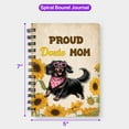 thumbnail image 5 of Proud Dachshund Mom Happy Mother's Day with Love Spiral Bound Journal Wiener Dog Lover Gifts Idea 5x7in Spiral Notebook - 02003, 5 of 5