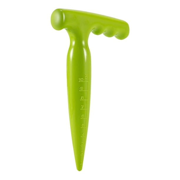 Dispensador de tierra suelta, 5 velocidades, ajustable, antideslizante, estructura robusta, sembradora manual para flores y plantas, suministros de jardín.