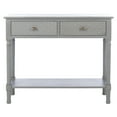 thumbnail image 2 of SAFAVIEH Halton Modern 2 Drawer Console Table, Distressed Grey, 2 of 7