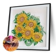 thumbnail image 1 of Cuadros Decorativos Diamond Painting 5D DIY Flower Kit de diamantes de imitación de taladro especial parcial (HB217) Sywqhk Nuevos Originales, 1 of 1