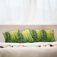 thumbnail image 3 of Ambesonne Nature Throw Pillow Cover 4 Pack, Tropical Amazon Forest, 20", Forest Green Pale Green, 3 of 6