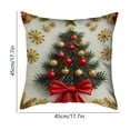 thumbnail image 2 of Tyidzon Christmas Pillow Covers 18 x 18 Inch Pillowcase, Christmas Tree Throw Pillow Covers Winter Farmhouse Holiday Decorations Cushion Covers for Couch Home Sofa, 2 of 6