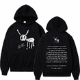 thumbnail image 4 of For all the Dogs letter hoodie Men 's hip hop retro pull shirt Fashion Leisure super Dalian hat Street, 4 of 5