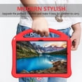 thumbnail image 4 of Allytech Kids Case for Samsung Galaxy Tab A9+ 11 Inch SM-X210 X215 X217, EVA Rubber Lightweight Handle Kickstand Kids Friendly Shockproof Cover Case for Galaxy Tab A9 Plus 11" - Red, 4 of 6
