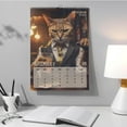 thumbnail image 3 of Neorosiri Badass Cats 2026 Wall Calendar – 12 Unique Cat Designs for Humor and Style, Perfect for Home or Office Décor, Great Gift Option for Cat Lovers, 12 PCS, 3 of 9