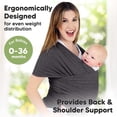 thumbnail image 2 of Baby travel supplies baby sling sling Baby sling, manos libres baby sling, ligero, transpirable y suave Zhivalor BST3040600-4, 2 of 5