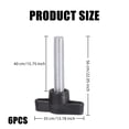 thumbnail image 2 of Not Tool Need Twist Screws Carbon Steel Heavy Duty Hand Screws with Plastic Handle Easy to Use for Homes Improvement, 2 of 5