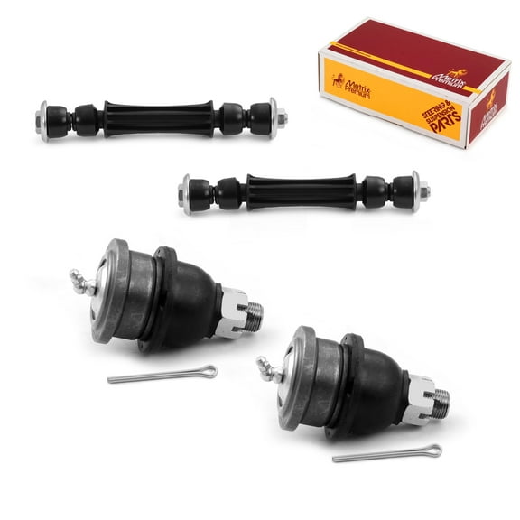 Metrix Premium Chassis Parts - 4 PC L/R Front Sway Bar Stabilizer End Link & L/R Front Lower Ball Joint Kit Fits 95-97 Nissan Pickup RWD, 86-94 D21 RWD, Replacement K700538, K9609