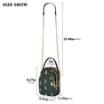 thumbnail image 2 of FORMRS Crossbody Bag for Women Quilted Travel Shoulder Cell Phone Purse with Chain Strap Handbag, Beige Christmas Trees, 2 of 7