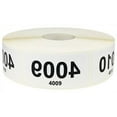 thumbnail image 1 of 4001-5000 Consecutive Reverse Mirrored Black Number Stickers for Live Sales | 1 x 2" inch - 1000 Pack | InstockLabels.com, 1 of 1