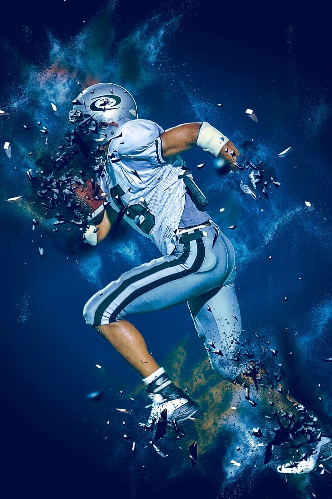 American I CANVAS OR PRINT WALL ART